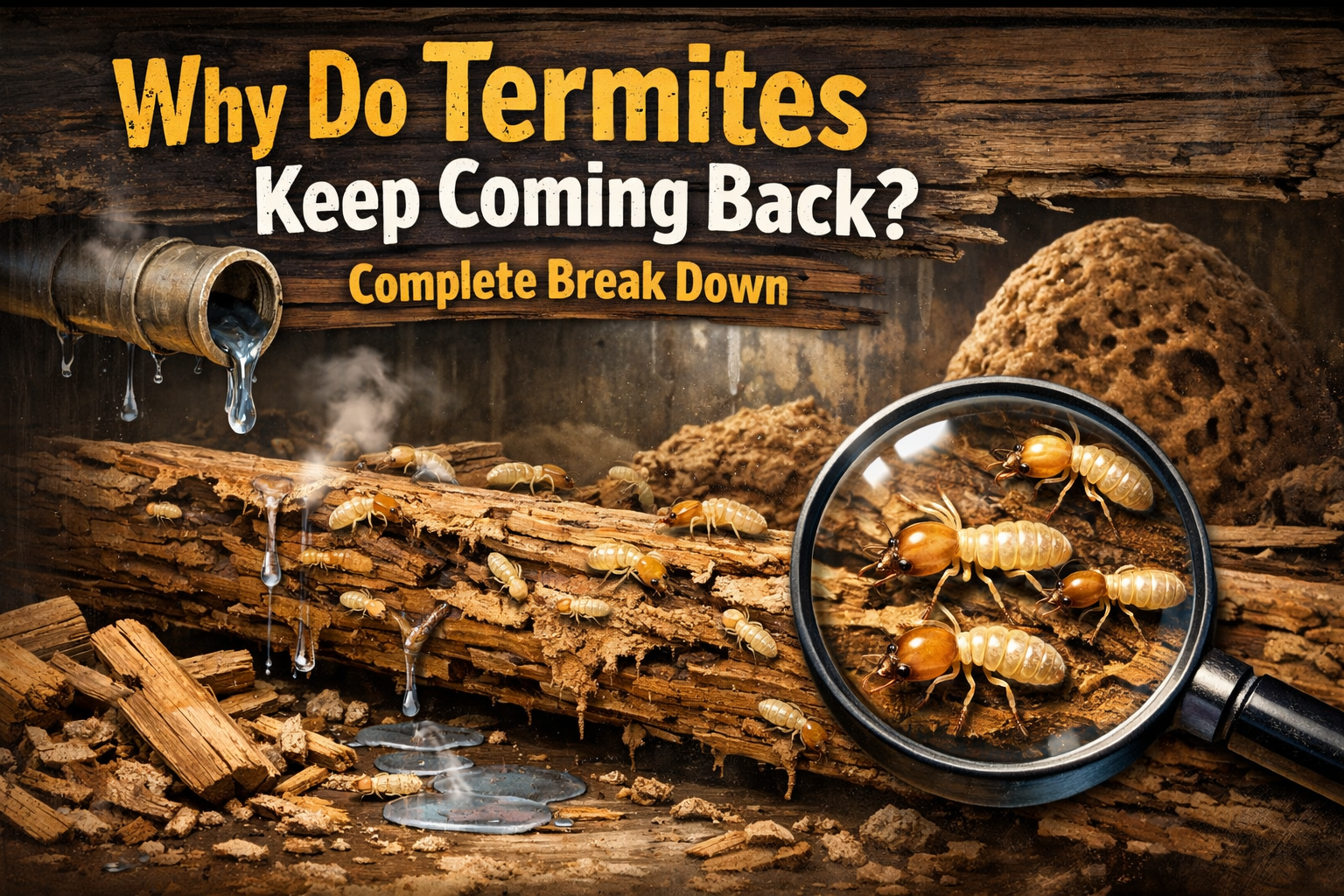 Why Do Termites Keep Coming Back