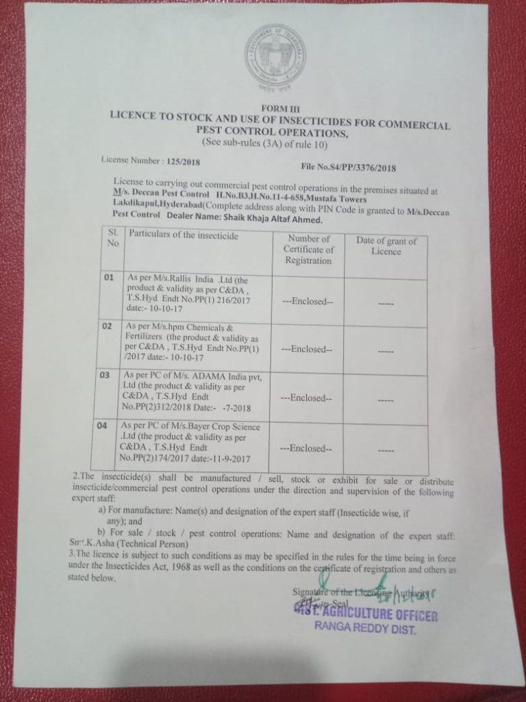 pest control Hyderabad