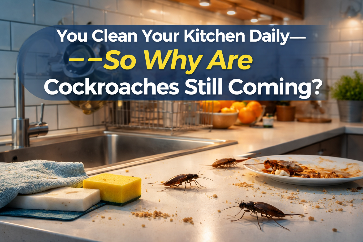 Why Are Cockroaches Still Coming