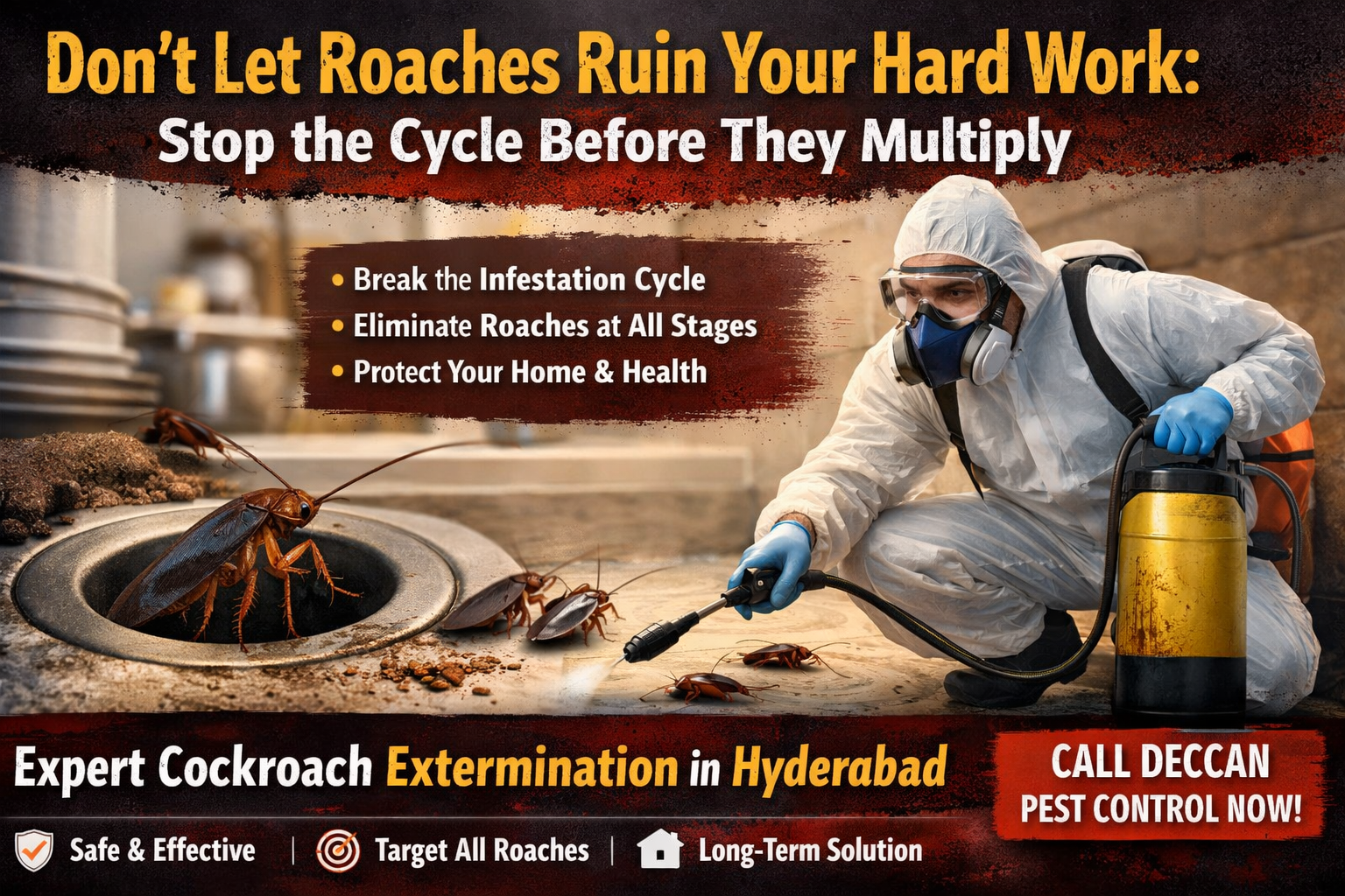 cockroach extermination in Hyderabad