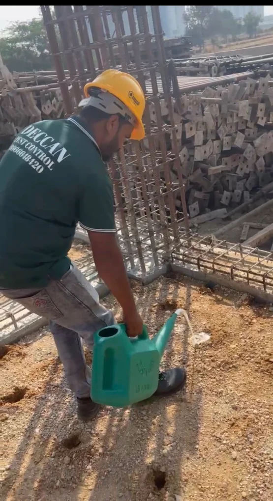 Pre-construction anti-termite treatment